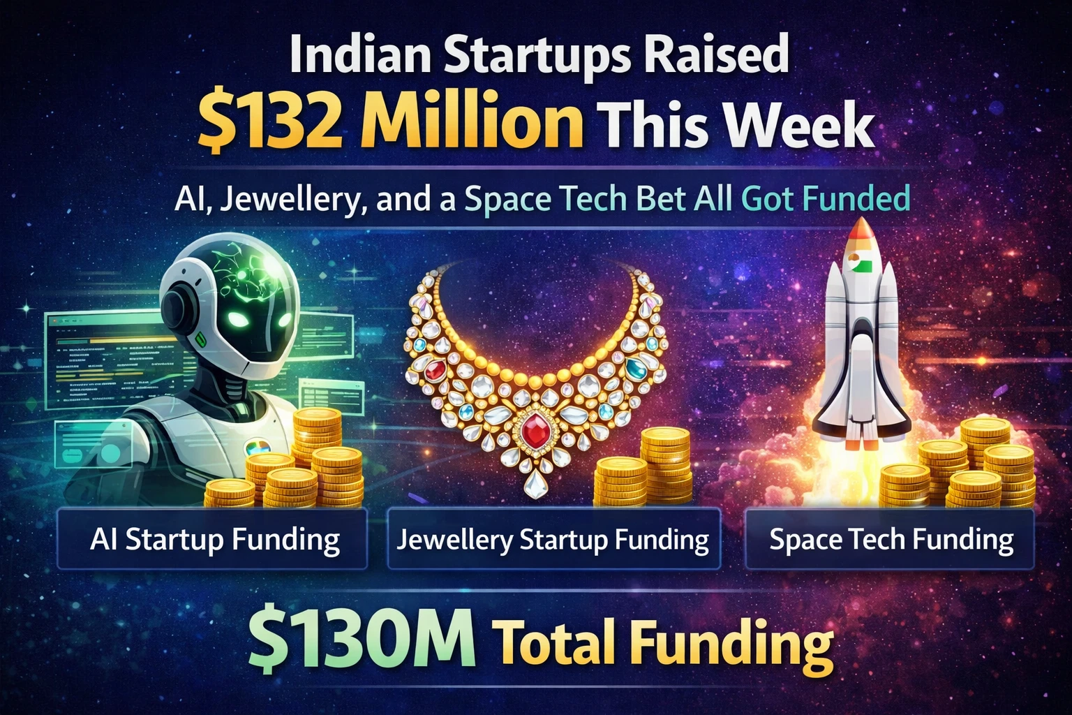 Indian Startups Raised Over $132 Million in a Single Week: Late March–Early April 2026 Funding Wrap