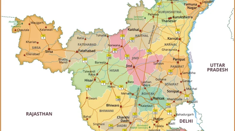 haryana-map